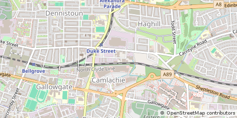 Map of Glasgow