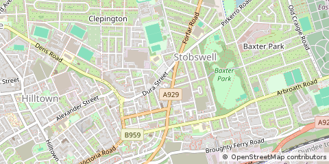 Map of Dundee