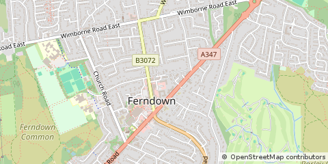 Map of Ferndown