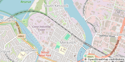 Map of Inverness
