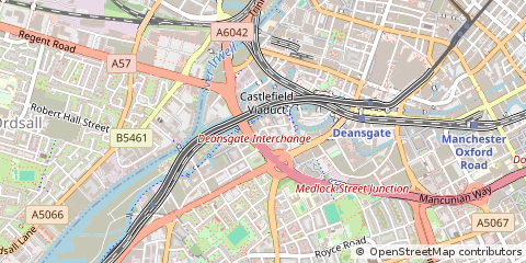 Map of Manchester