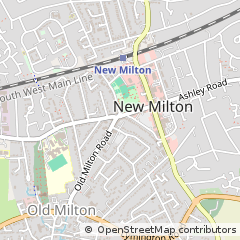 Map of NEW Milton, Hampshire