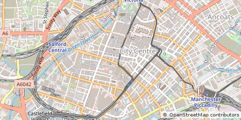 Map of Manchester