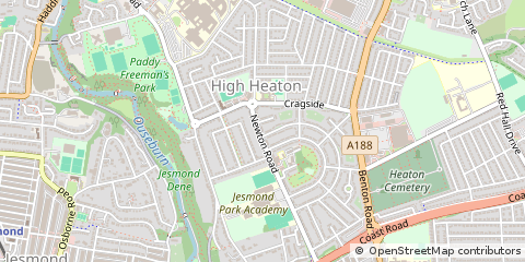 Map of Newcastle Upon Tyne