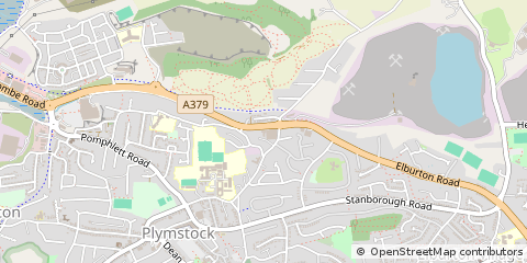 Map of Plymouth, Devon