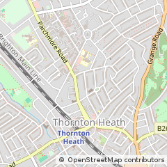 Map of Thornton Heath