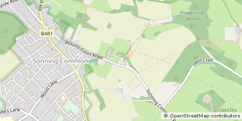 Map of Reading, Berkshire