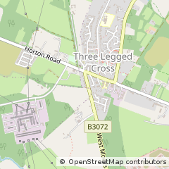 Map of Wimborne, Dorset