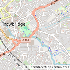 Map of Trowbridge, Wiltshire