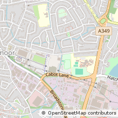 Map of Poole, Dorset