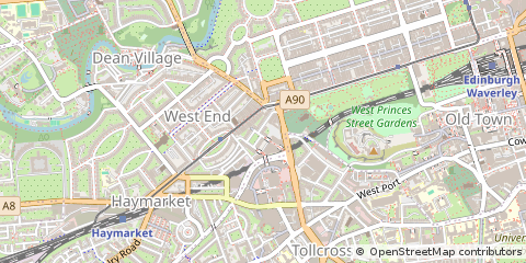 Map of Edinburgh