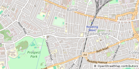 Map of Reading