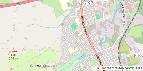 Map of Darwen