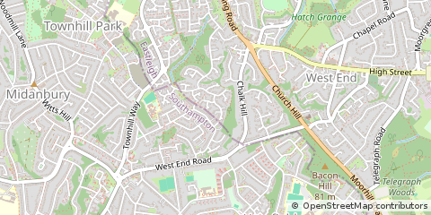 Map of Southampton