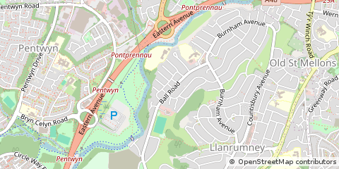 Map of Cardiff