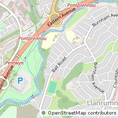 Map of Cardiff