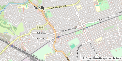 Map of Ruislip