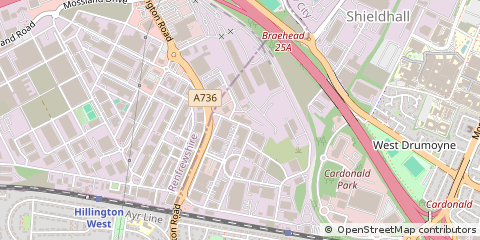 Map of Glasgow