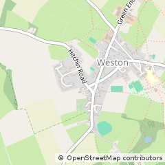 Map of Weston, Hertfordshire