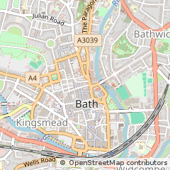 Map of Bath