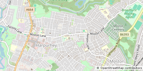 Map of Manchester