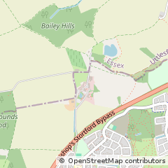 Map of Bishops Stortford, Hertfordshire