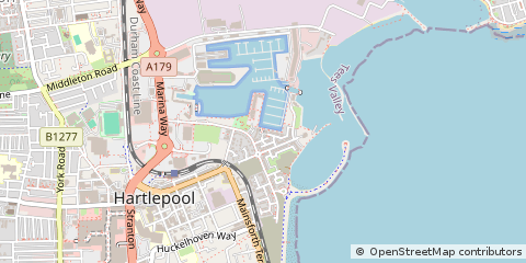 Map of Hartlepool