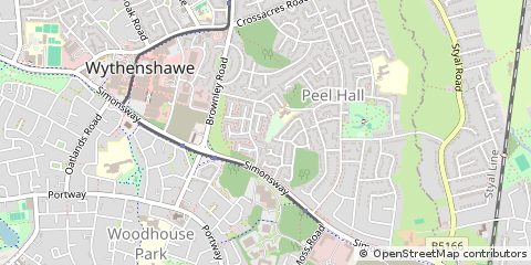 Map of Manchester
