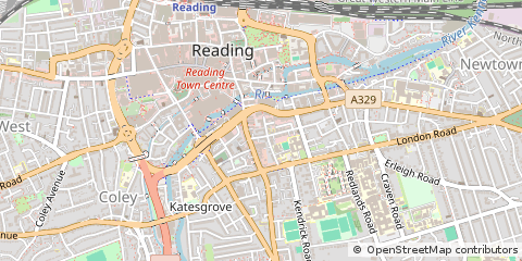 Map of Reading
