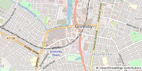 Map of Grimsby