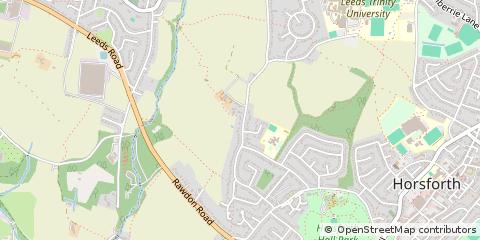 Map of Leeds, West Yorkshire