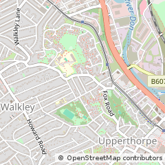 Map of Sheffield