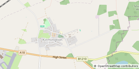 Map of Kirmington, North Lincolnshire