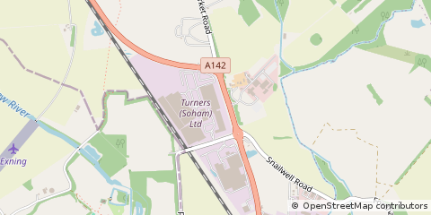 Map of Newmarket, Suffolk