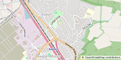 Map of Port Talbot