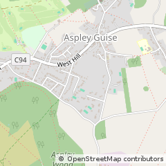 Map of Milton Keynes, Bedfordshire