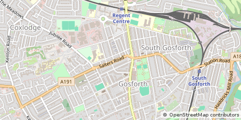 Map of Newcastle Upon Tyne