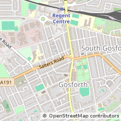 Map of Newcastle Upon Tyne