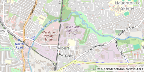 Map of Darlington