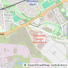 Map of North Shields, Tyne and Wear