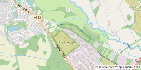 Map of Newton Abbot