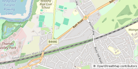 Map of Reading