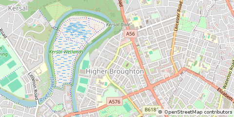 Map of Salford
