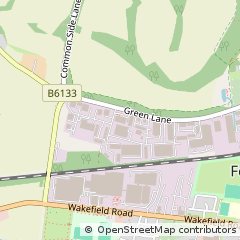 Map of Pontefract, West Yorkshire