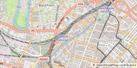 Map of Manchester