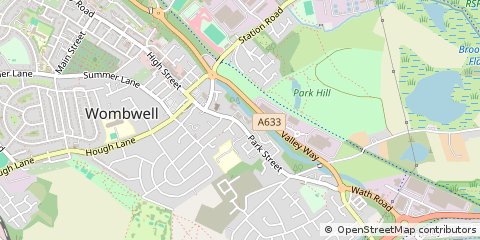 Map of Barnsley