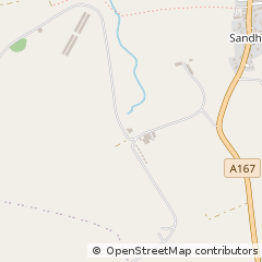 Map of Sandhutton, Thirsk