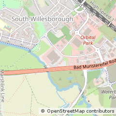 Map of Ashford, Kent