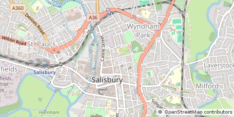 Map of Salisbury