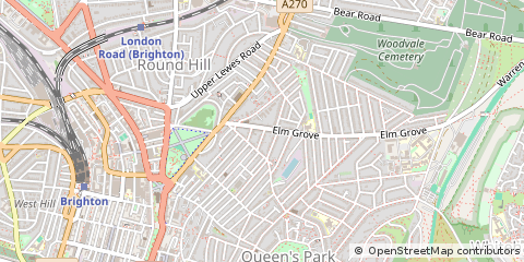 Map of Brighton, East Sussex